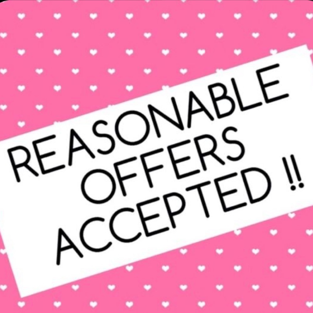 Reasonable offers accepted